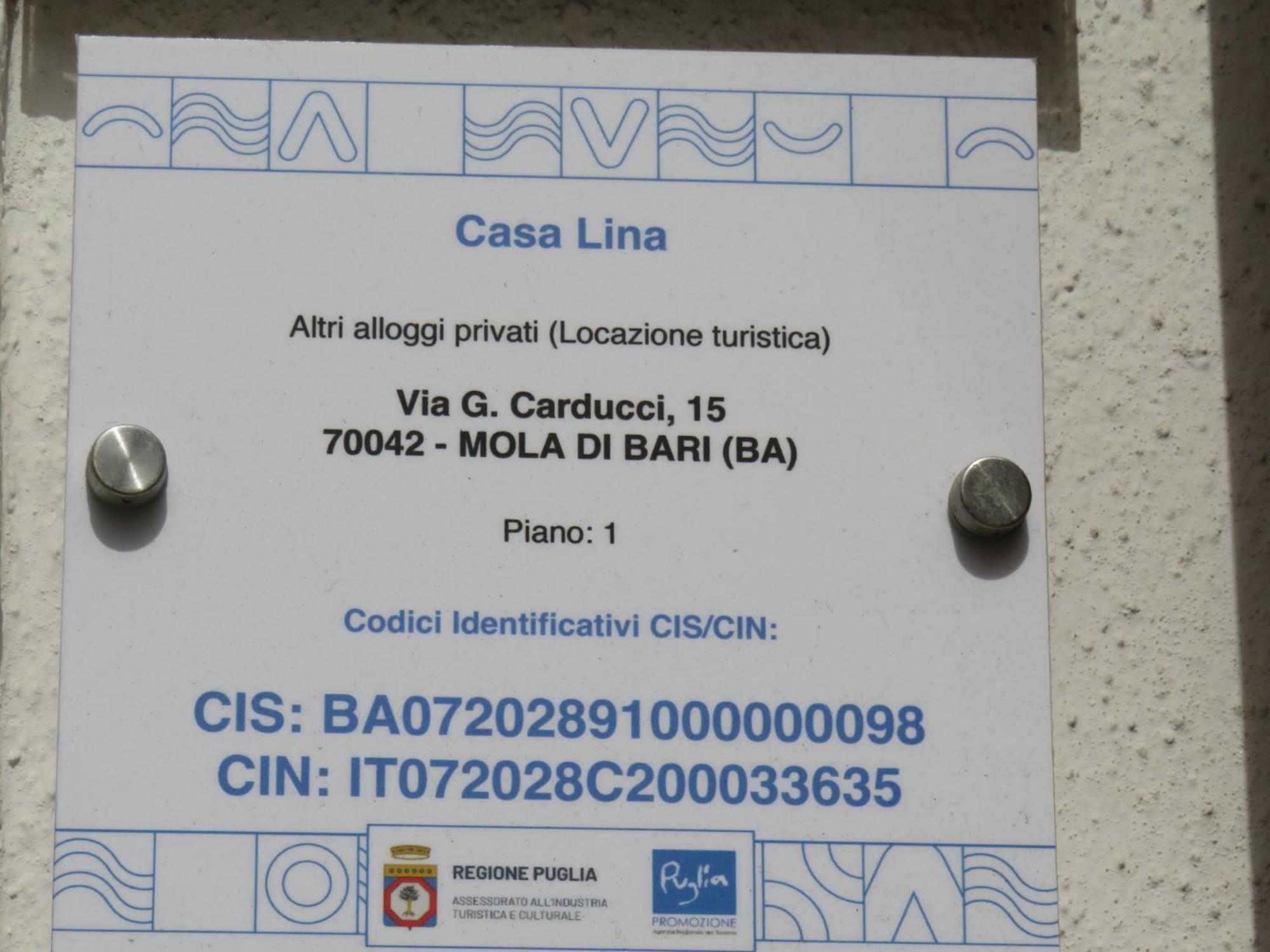 Appartement Casa Lina à Mola di Bari Extérieur photo